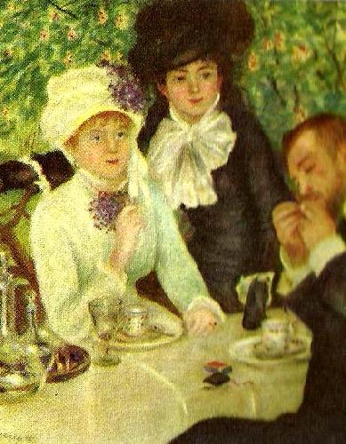 Pierre-Auguste Renoir efter lunchen China oil painting art